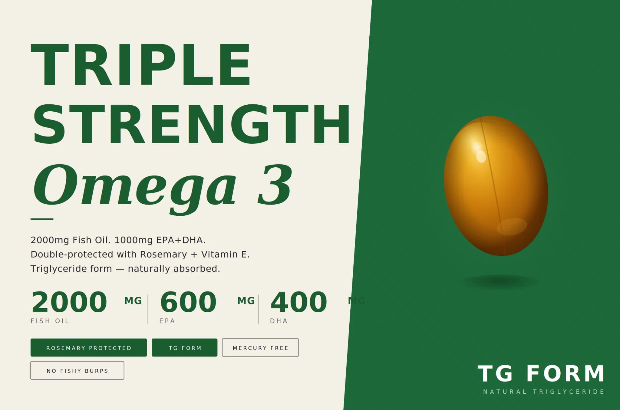 Aezora Triple Strength Omega-3